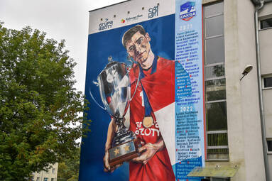 Pierwszy siatkarski mural w Kędzierzynie-Koźlu 