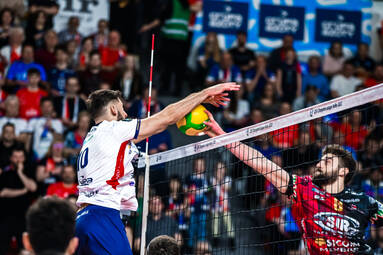 Sir Sicoma Monini Perugia i Grupa Azoty ZAKSA Kędzierzyn-Koźle w Polsacie Sport