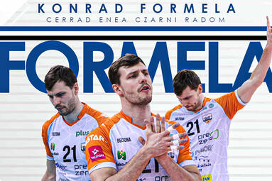 Konrad Formela nowym siatkarzem Cerrad Enea Czarnych Radom