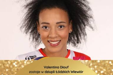 Valentina Diouf zostaje w ŁKS Commercecon Łódź