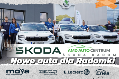 ŠKODA od AMD Auto Centrum oficjalnymi samochodami Radomki