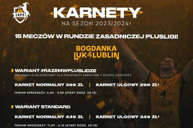 Karnety na mecze Bogdanki LUK Lublin w sprzedaży od 4 września