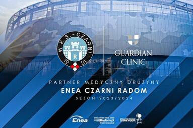 Guardian Clinic partnerem medycznym Enea Czarnych Radom!