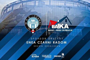 Firma BAiKA nowym sponsorem Enea Czarnych Radom