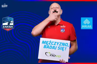 MOVEMBER z ZAKSĄ! Zdrowie na pierwszym miejscu 