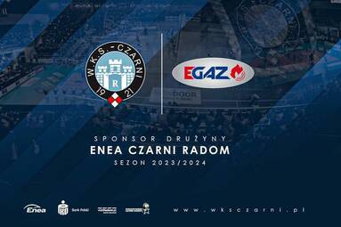 EGaz sponsorem Enea Czarnych Radom