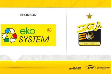 Firma EKO SYSTEM dołączyła do grona Sponsorów PGE GiEK Skry Bełchatów