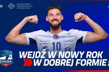 ZAKSA i SP ZOZ w Kędzierzynie-Koźlu zachęcają: Wejdź w Nowy Rok w dobrej formie! 