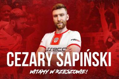 Cezary Sapiński środkowym Asseco Resovii Rzeszów