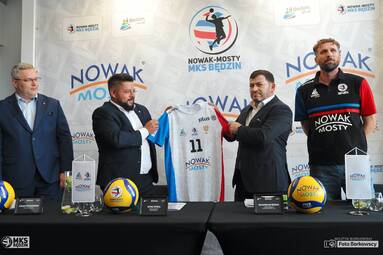 Nowak-Mosty sponsorem MKS-u. Tak będzinianie zagrają w PlusLidze!