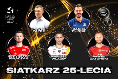 Nominowany w kategorii siatkarz 25-lecia PlusLigi: Daniel Pliński