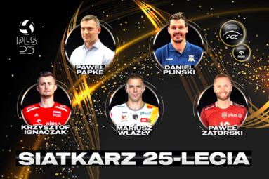 Nominowany w kategorii siatkarz 25-lecia PlusLigi: Krzysztof Ignaczak