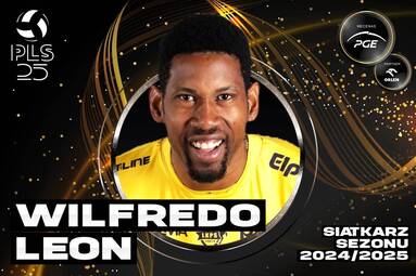 Nominowani w kategorii siatkarz sezonu 2024/2025: Wilfredo Leon