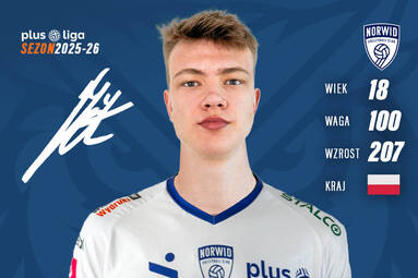 Jakub Kiedos dołącza do Norwida. Młody talent w składzie na sezon 2025/2026