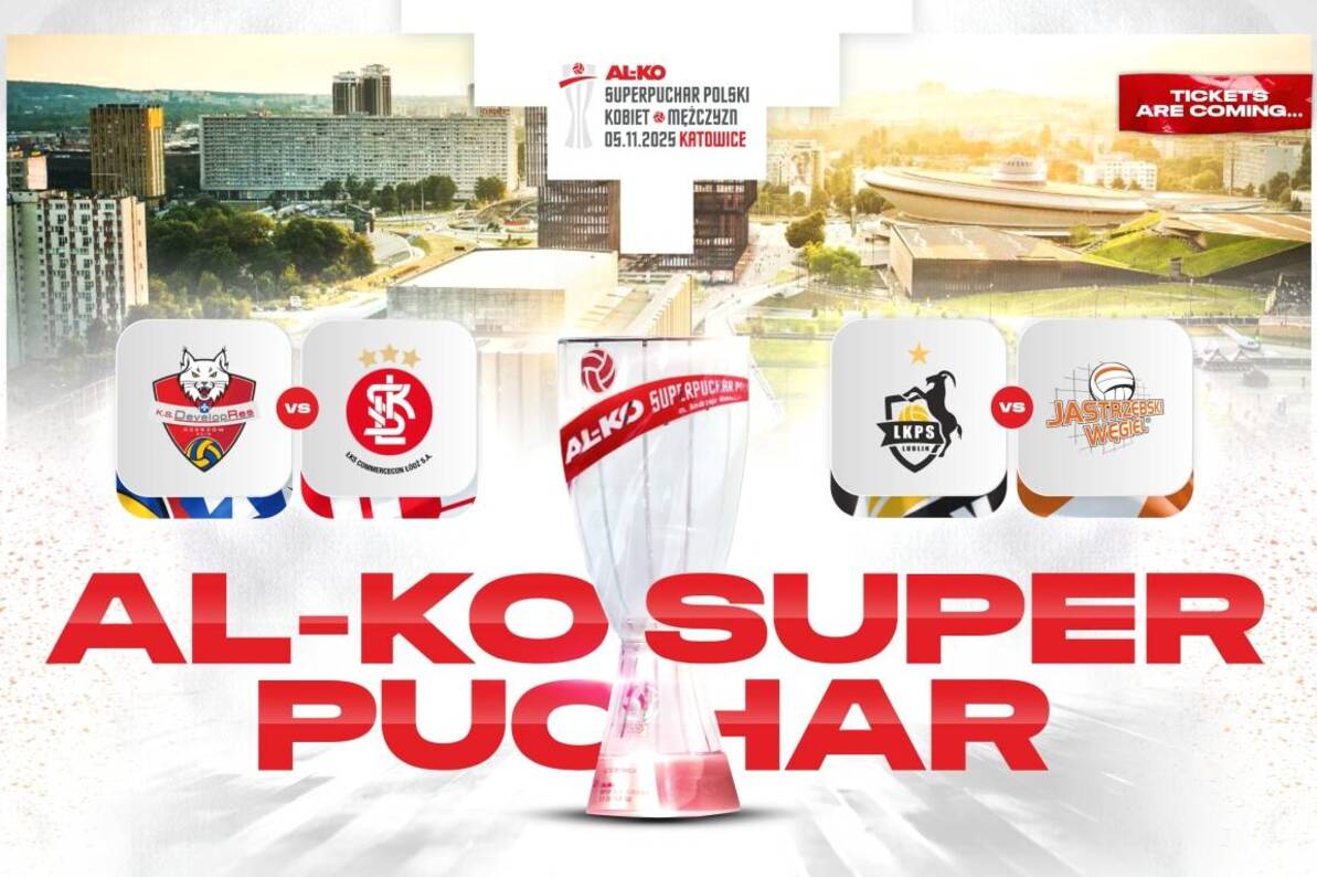 Wielkie święto kobiecej i męskiej siatkówki w katowickim Spodku. Czas na AL-KO Superpuchary Polski!