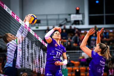 Mistrzynie Polski górą w Bielsku-Białej, pierwszym liderem TAURON Ligi #VolleyWrocław