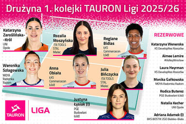 Wybraliśmy drużynę 1. kolejki TAURON Ligi sezonu 2025/2026