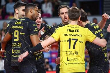 BOGDANKA LUK Lublin goni liderów! Pewna wygrana mistrzów Polski w Warszawie [WIDEO]