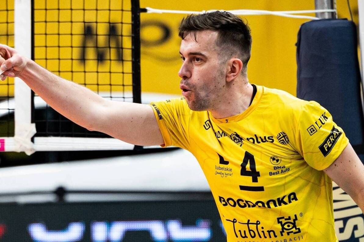 Marcin Komenda wciąż wierzy w mistrzostwo dla BOGDANKI LUK. I zaprasza na drugi mecz finału PlusLigi [WIDEO]