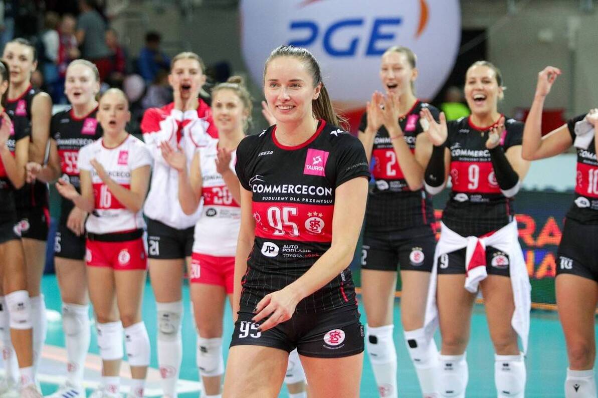 Derby Łodzi dla ŁKS Commercecon. Pierwsza porażka mistrzyń Polski [WIDEO]